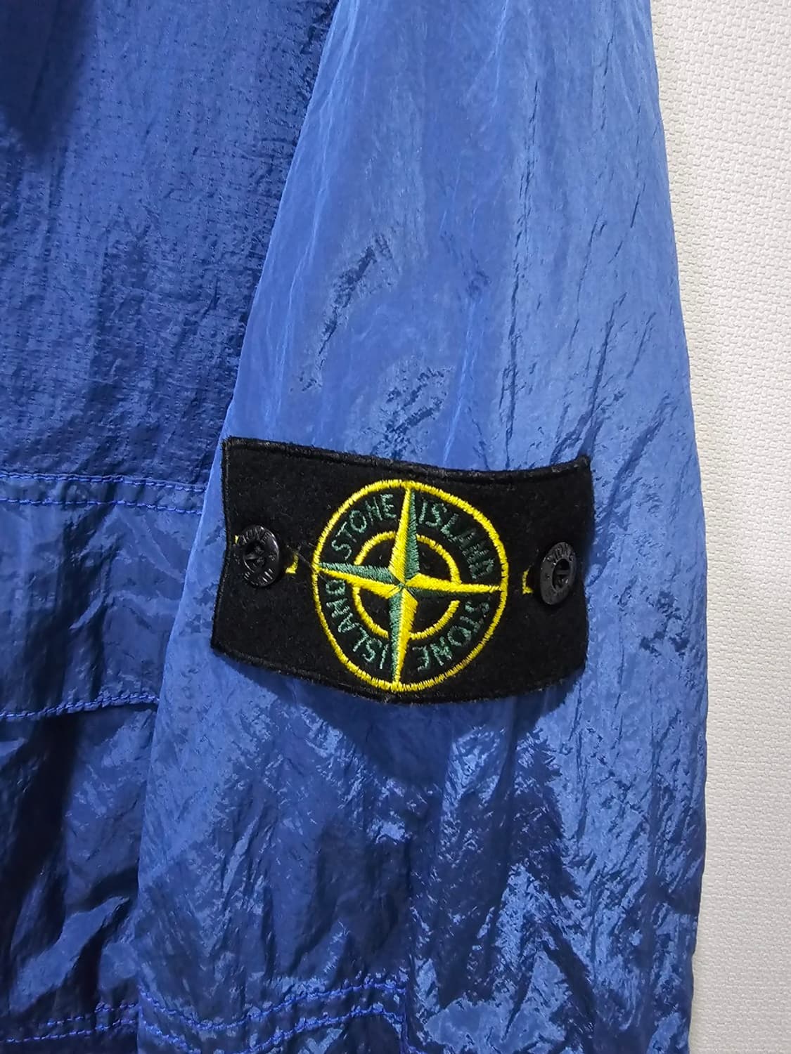 정품 스톤아일랜드 블루 나일론메탈 오버셔츠 나일론메탈 자켓 105 / X 상품이미지3