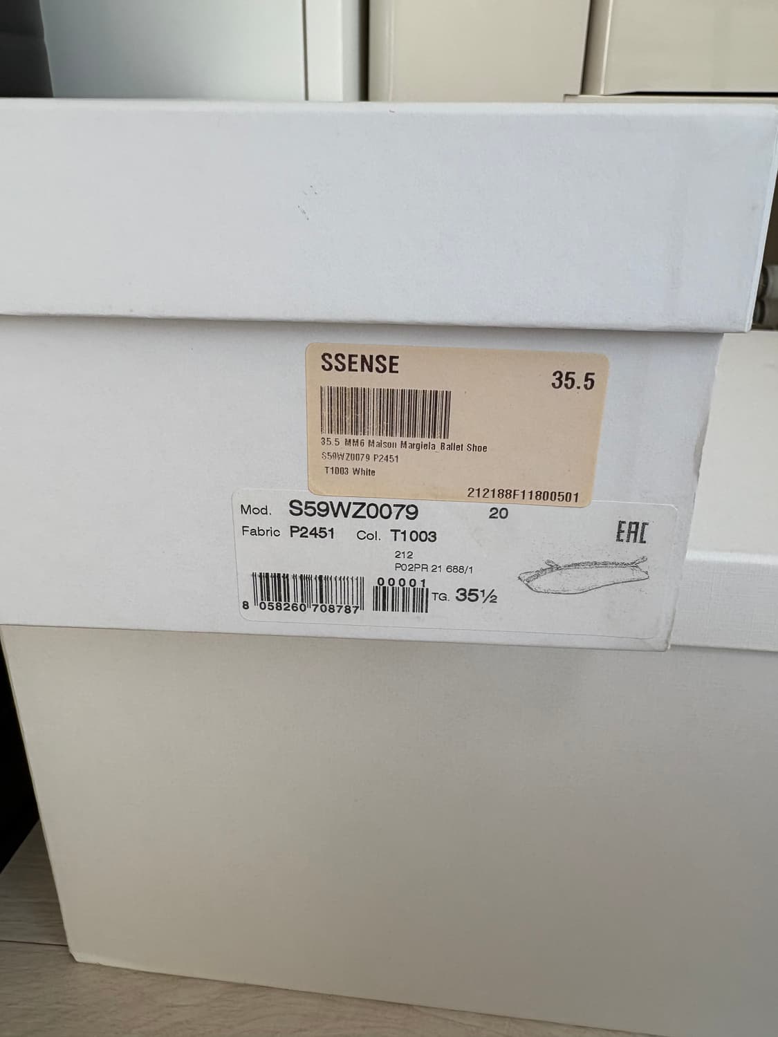 MM6 발레리나 플랫 슈즈  상품이미지5