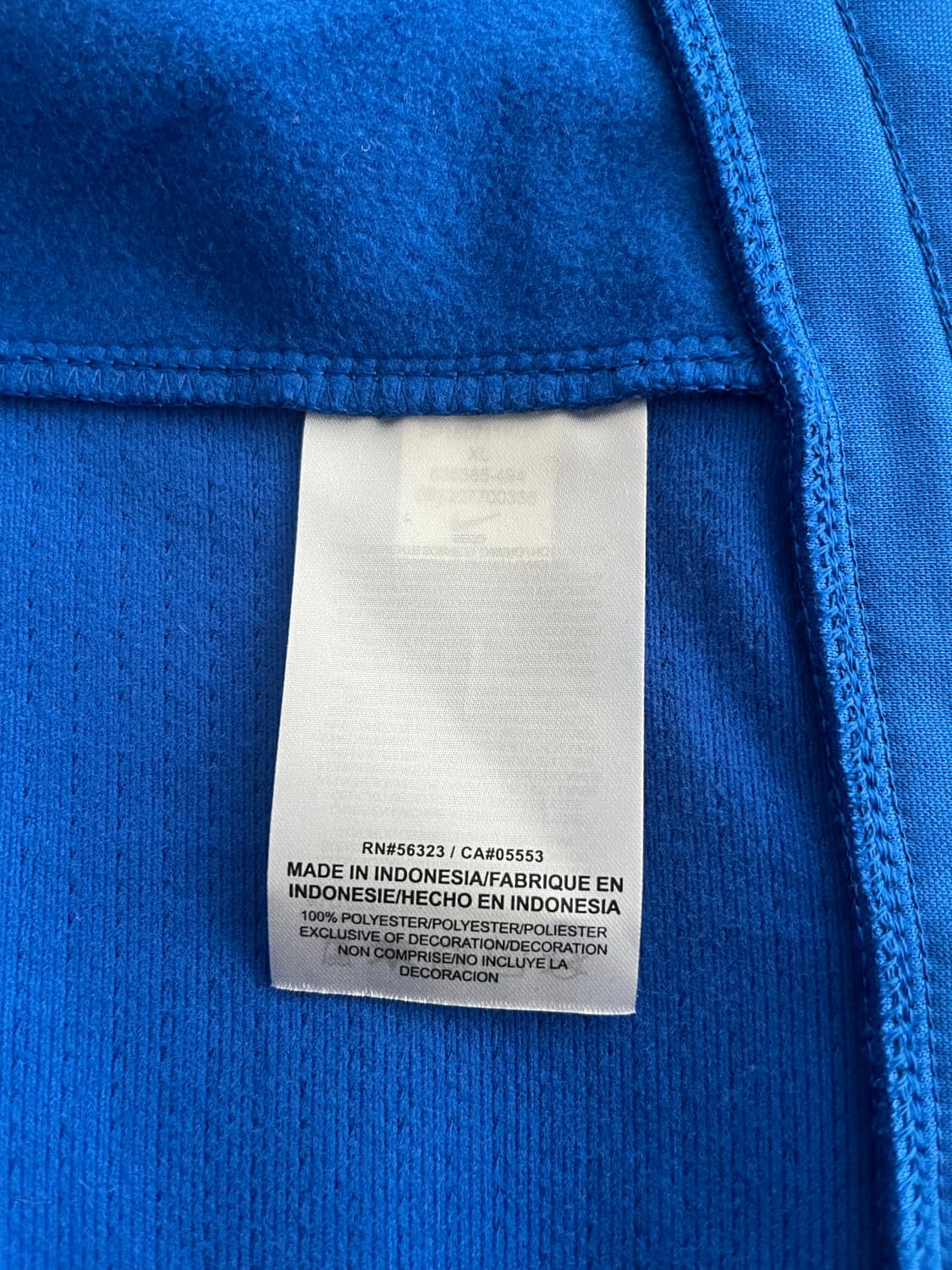 XL) 나이키 올드스쿨 써마핏 기모 후드집업 블루 상품이미지6