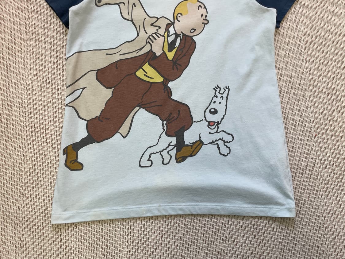 유니클로 x 땡땡의 모험 벨기에  반팔티 상품이미지2