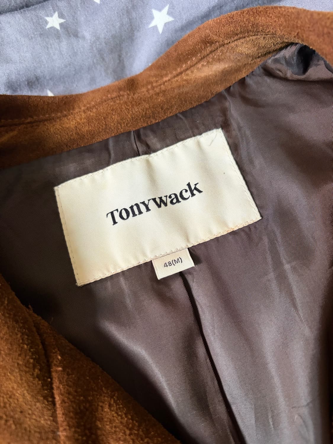 [M] 토니웩 스웨이드 트러커 카멜 상품이미지3