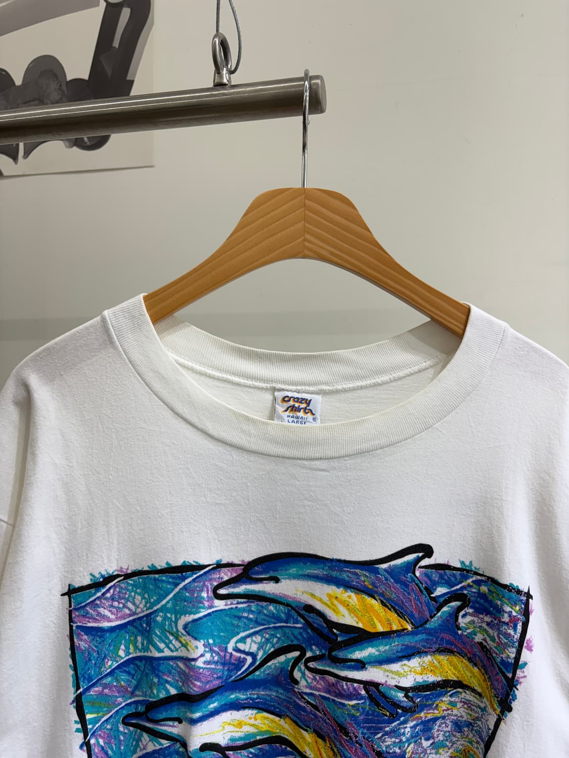 90's CRAZY SHIRT (Made in USA) 반팔티셔츠 상품이미지2