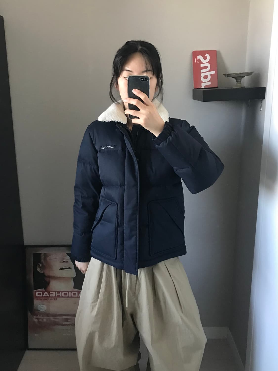 몽벨 쉐르파 숏패딩 자켓 상품이미지1