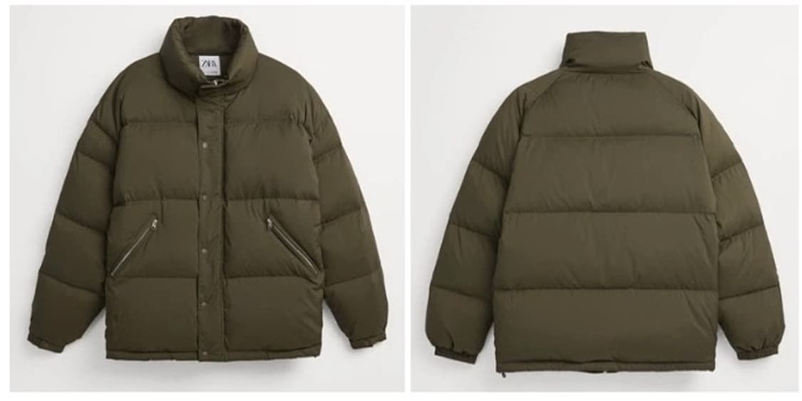자라 / 푸퍼 패딩, 남성 패딩 / L(105) 상품이미지9
