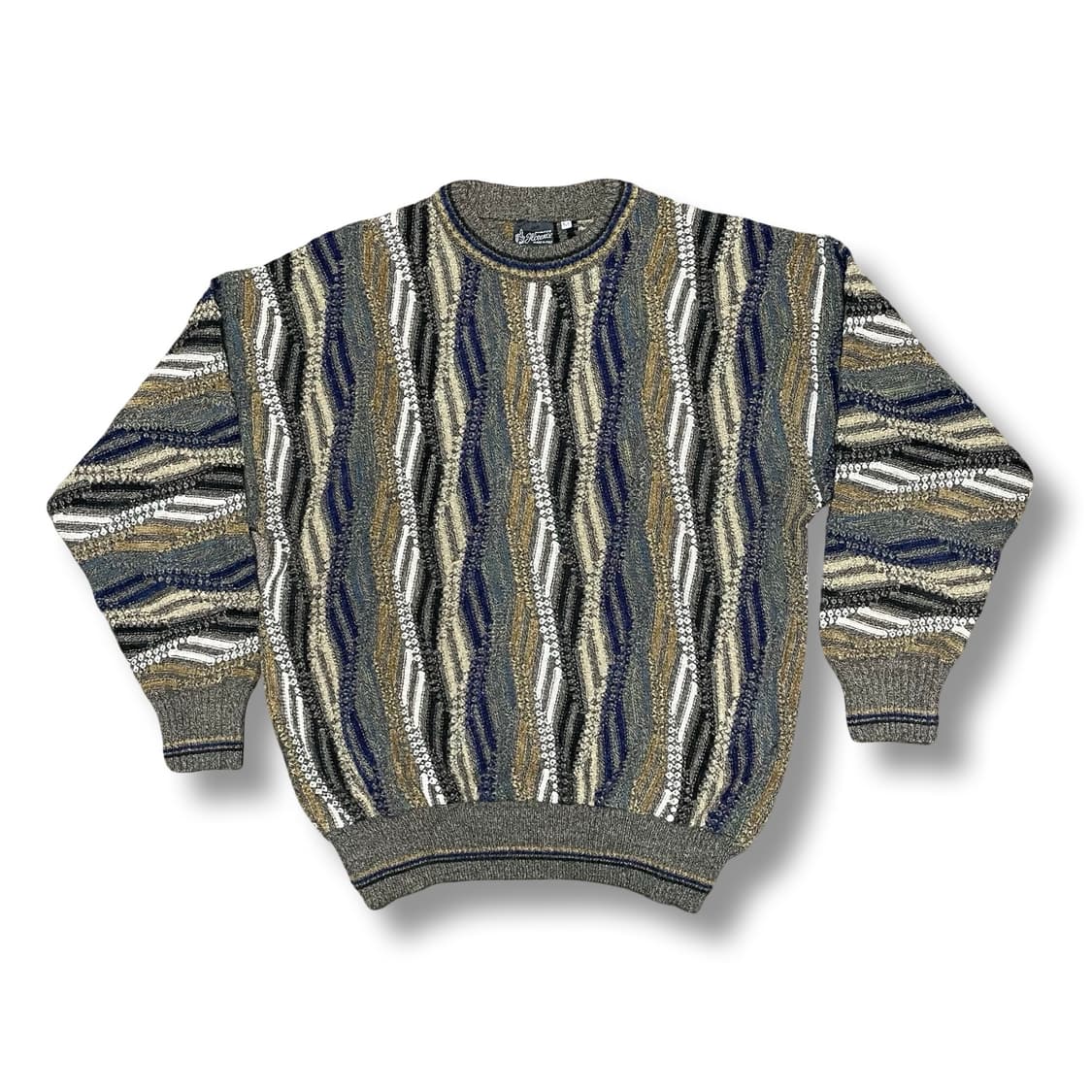 [M] 일본빈티지 이태리 패턴 울 니트 상품이미지1