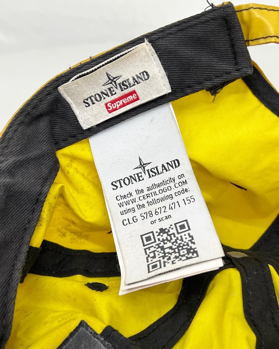 슈프림 x 스톤아일랜드 16ss 옐로우 히트 리액티브  상품이미지8