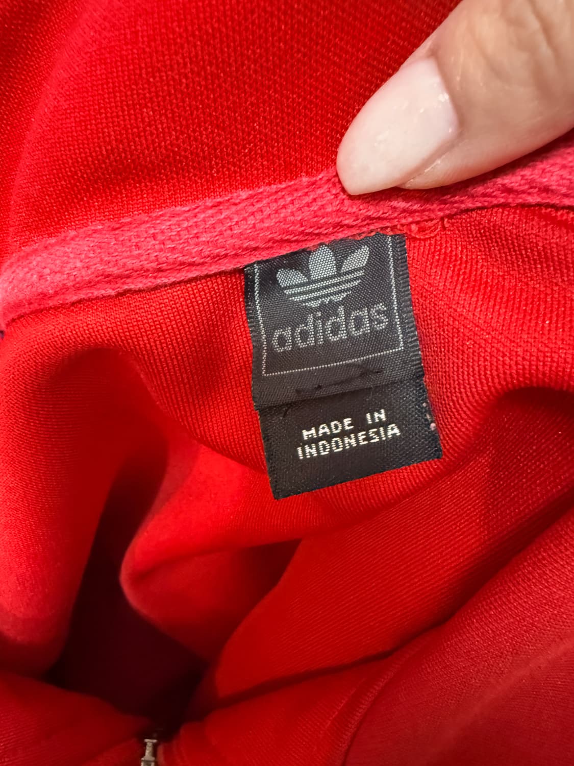 아디다스 유로파 트랙 원피스 레드 M 상품이미지4