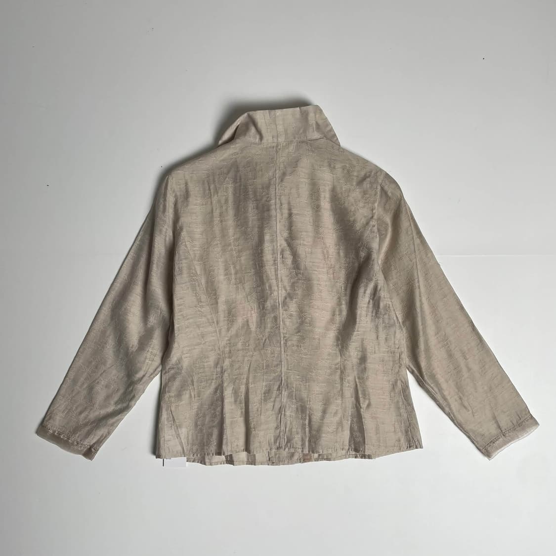 히로코 코시노 꽃 자수 레이온 블렌드 자켓 상품이미지7