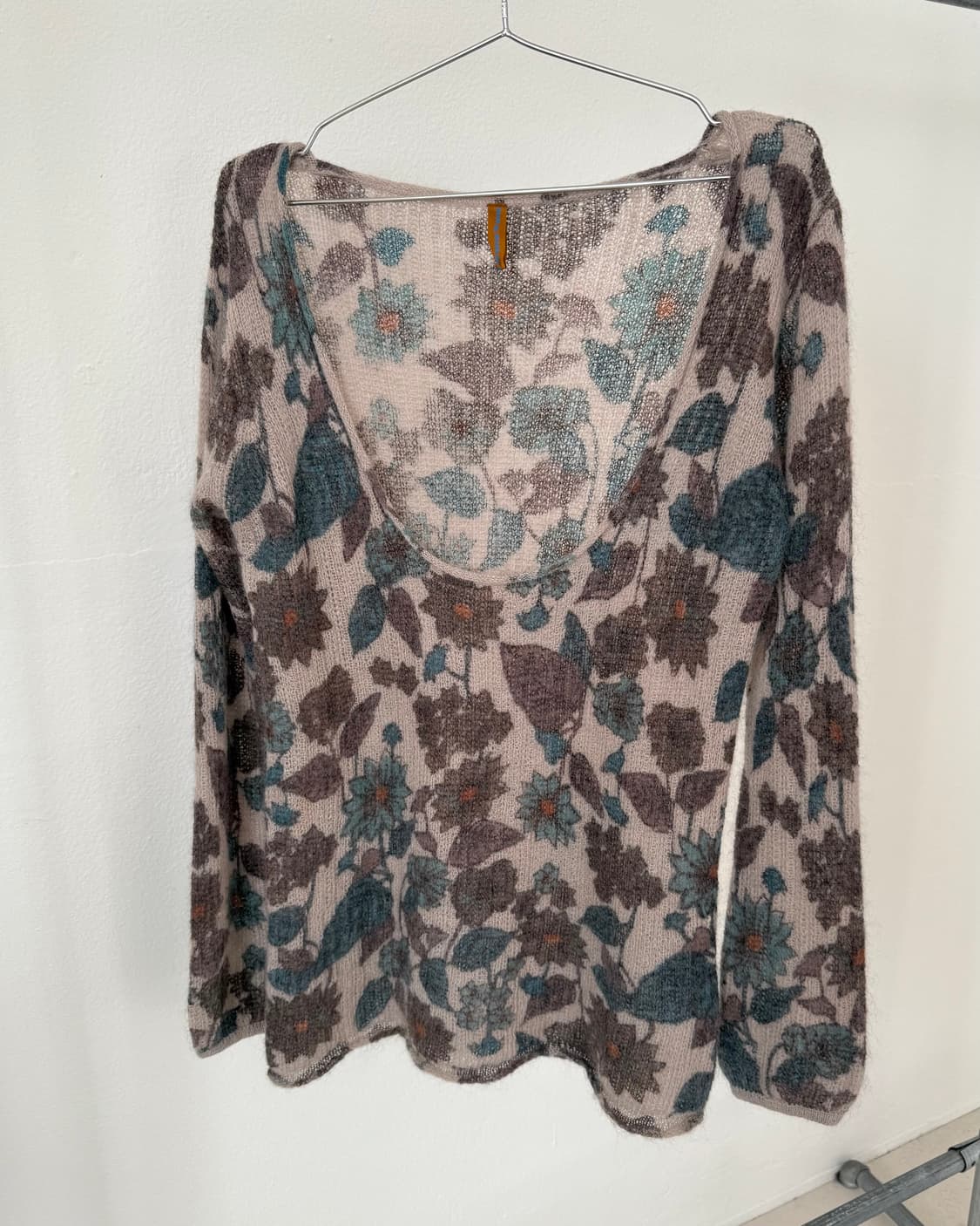 빈티지 플로랄 모헤어 혼방 니트 상품이미지1