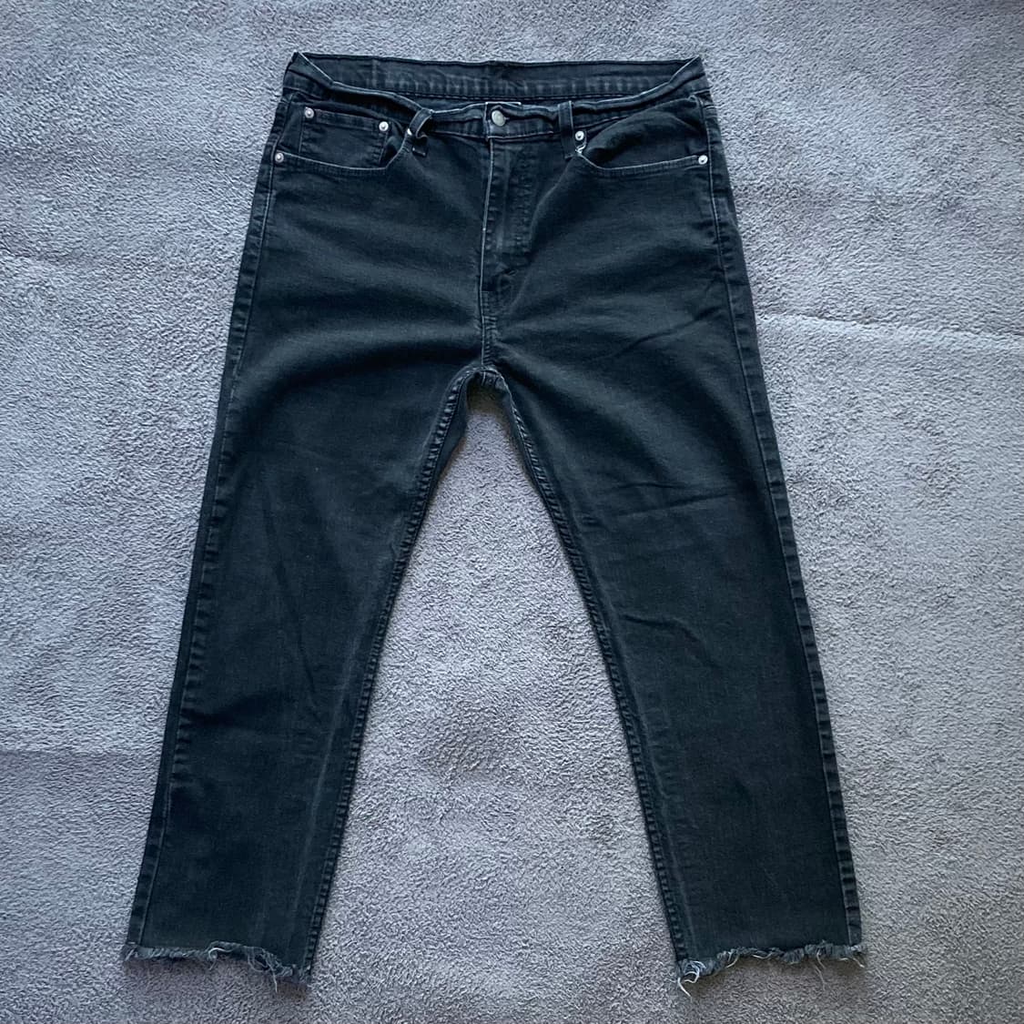 리바이스 502 블랙진 데님팬츠 W36 L32 상품이미지2