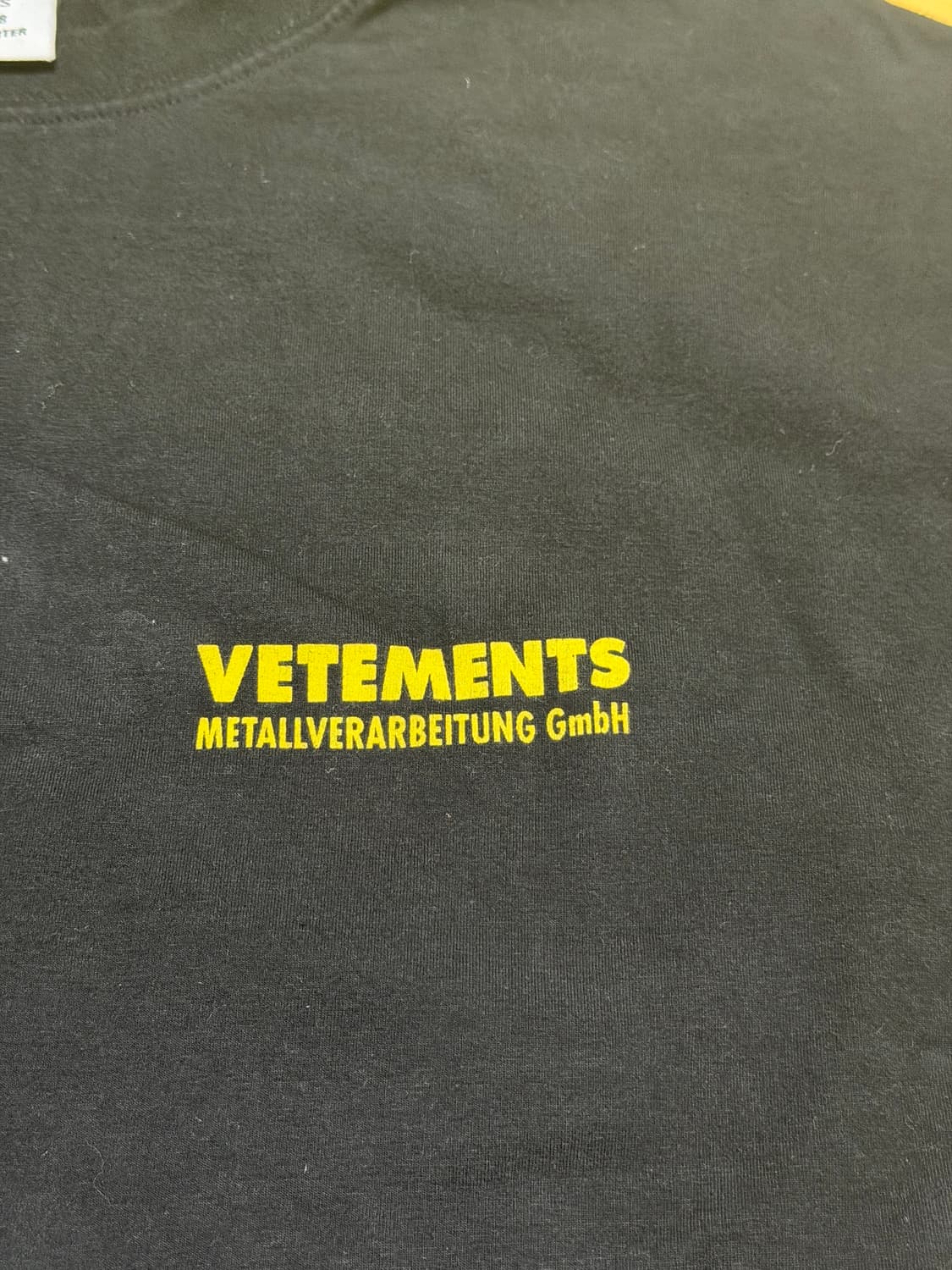 베트멍 Vetements 백프린트 반팔티셔츠 100 L 상품이미지5
