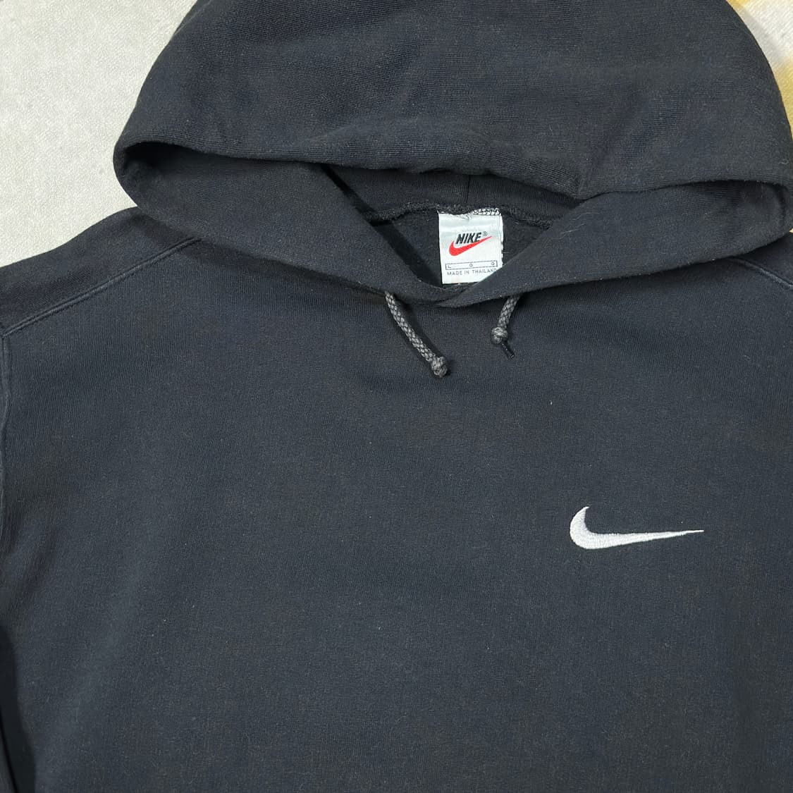 나이키 올드스쿨 90s 스우시 블랙 후드 L 상품이미지2