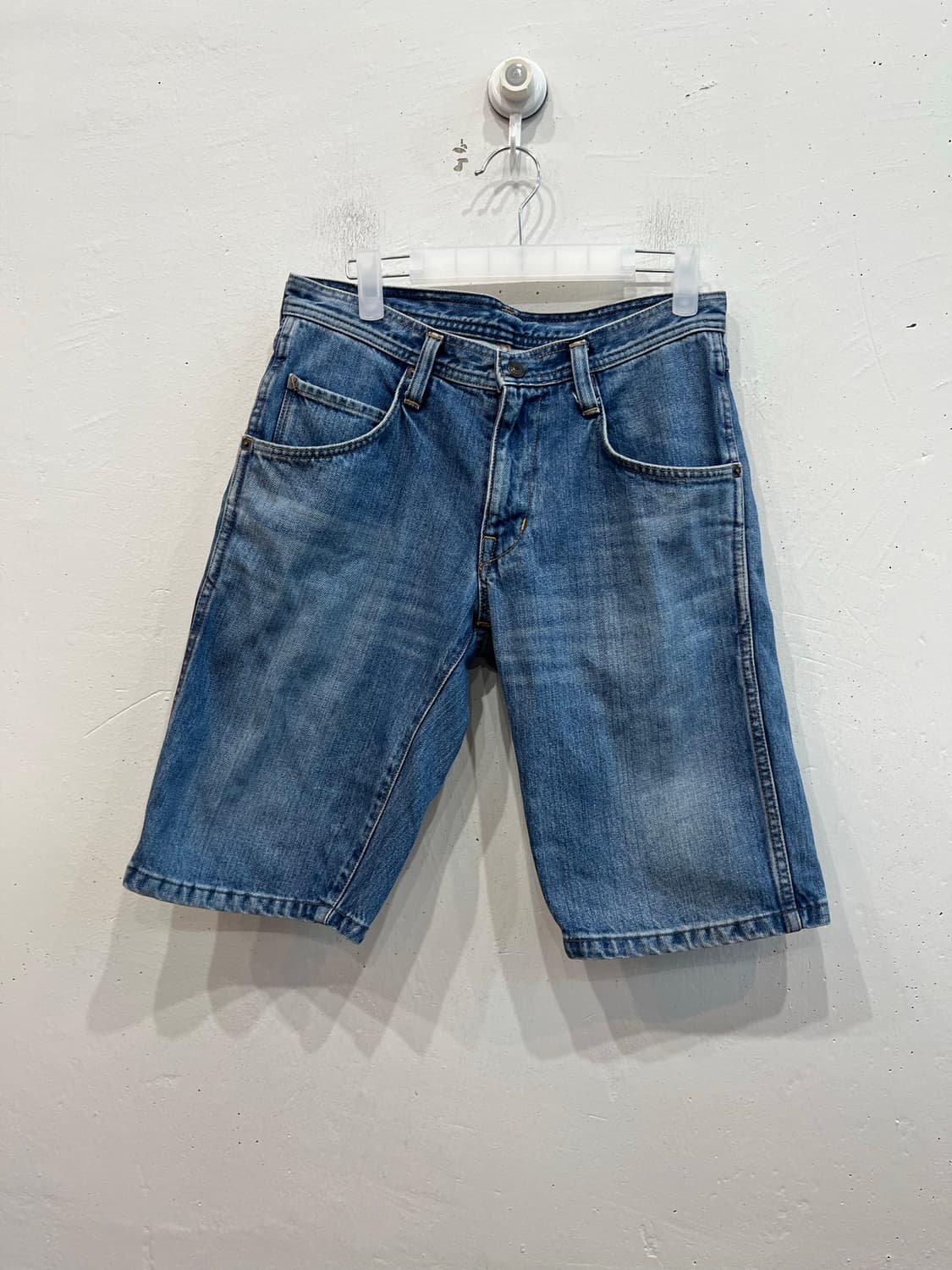 blueblue 블루블루 데님 쇼츠 반바지 우먼즈 Made in JAPA 상품이미지3
