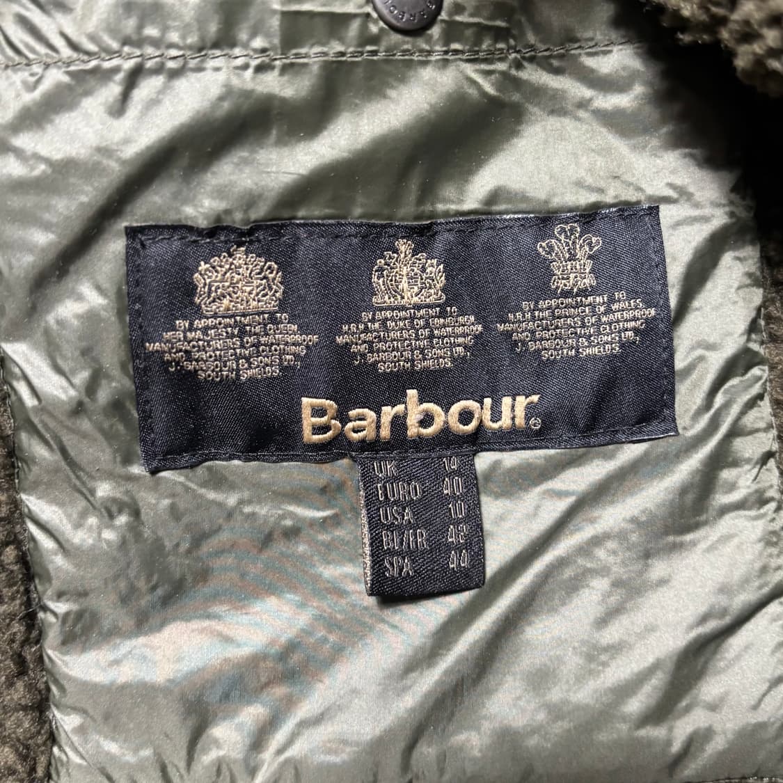 40 바버 여성용 포켓 퀼팅 자켓 상품이미지5