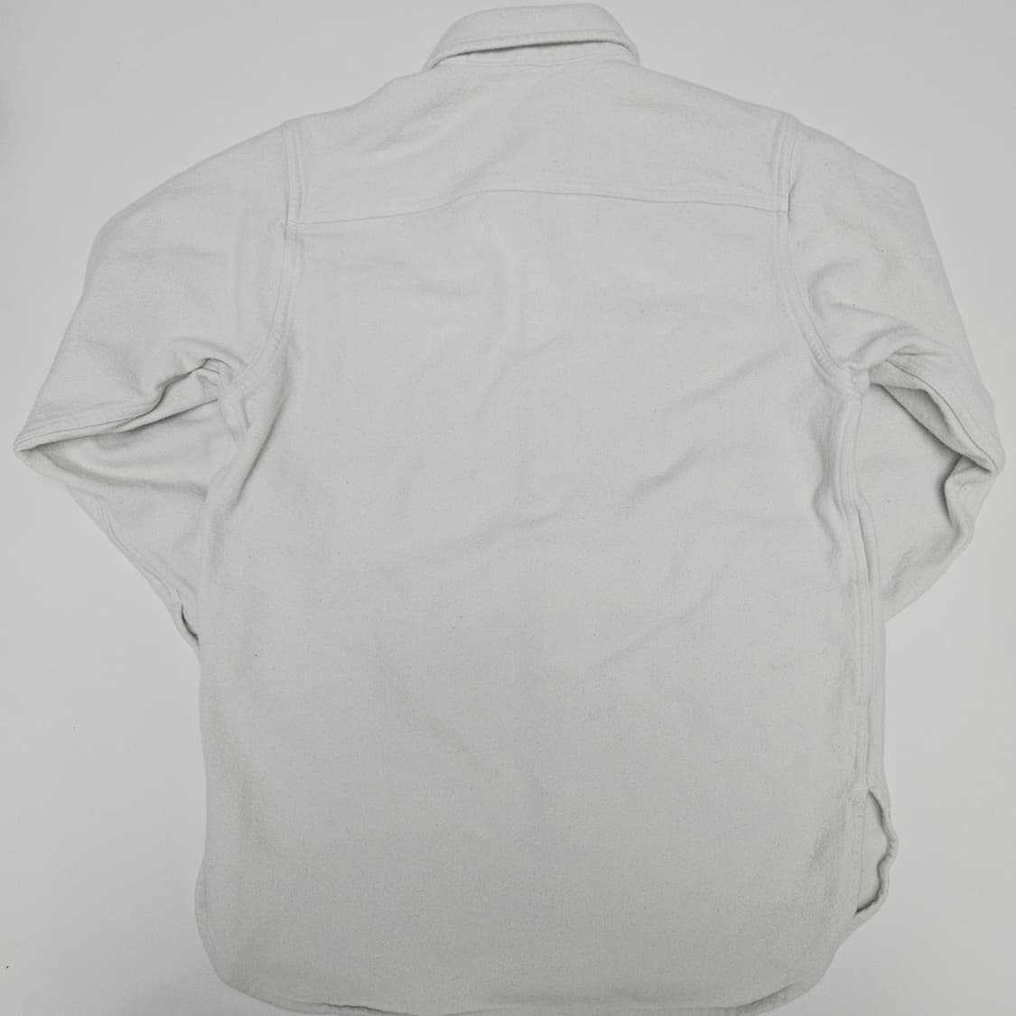 (무료배송) 오라리 슈퍼 소프트 울 플란넬 셔츠 / 아이보리 / 1사이즈 상품이미지5