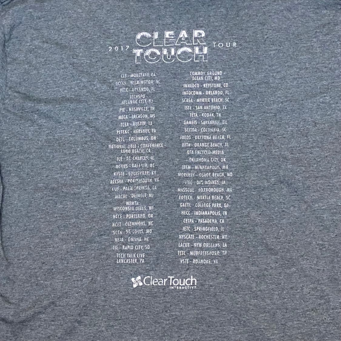 미국 빈티지 길단 클리어터치 CLEAR TOUCH 투어티 락티셔츠 반팔티 상품이미지5