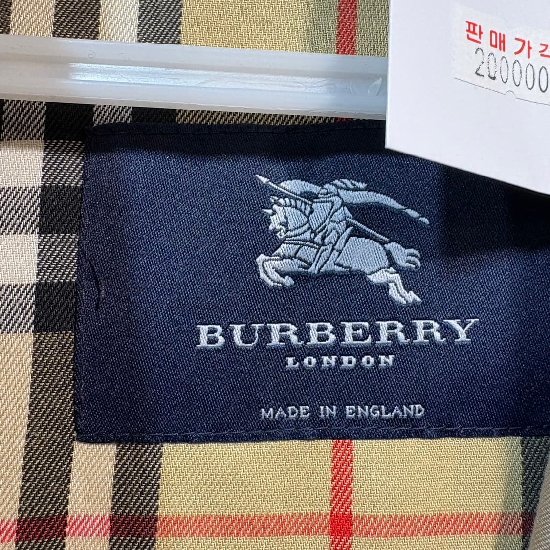 [8] BURBERRY 버버리 베이지 싱글 트렌치 코트 상품이미지5