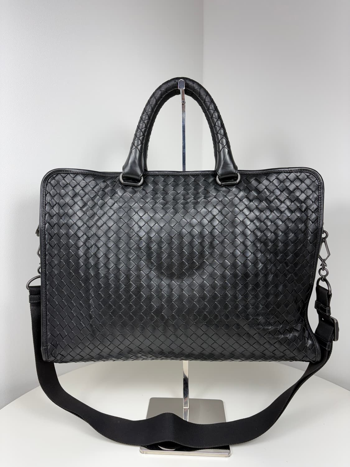 보테가베네타 인트레치아토 블랙 브리프케이스 서류가방 상품이미지1
