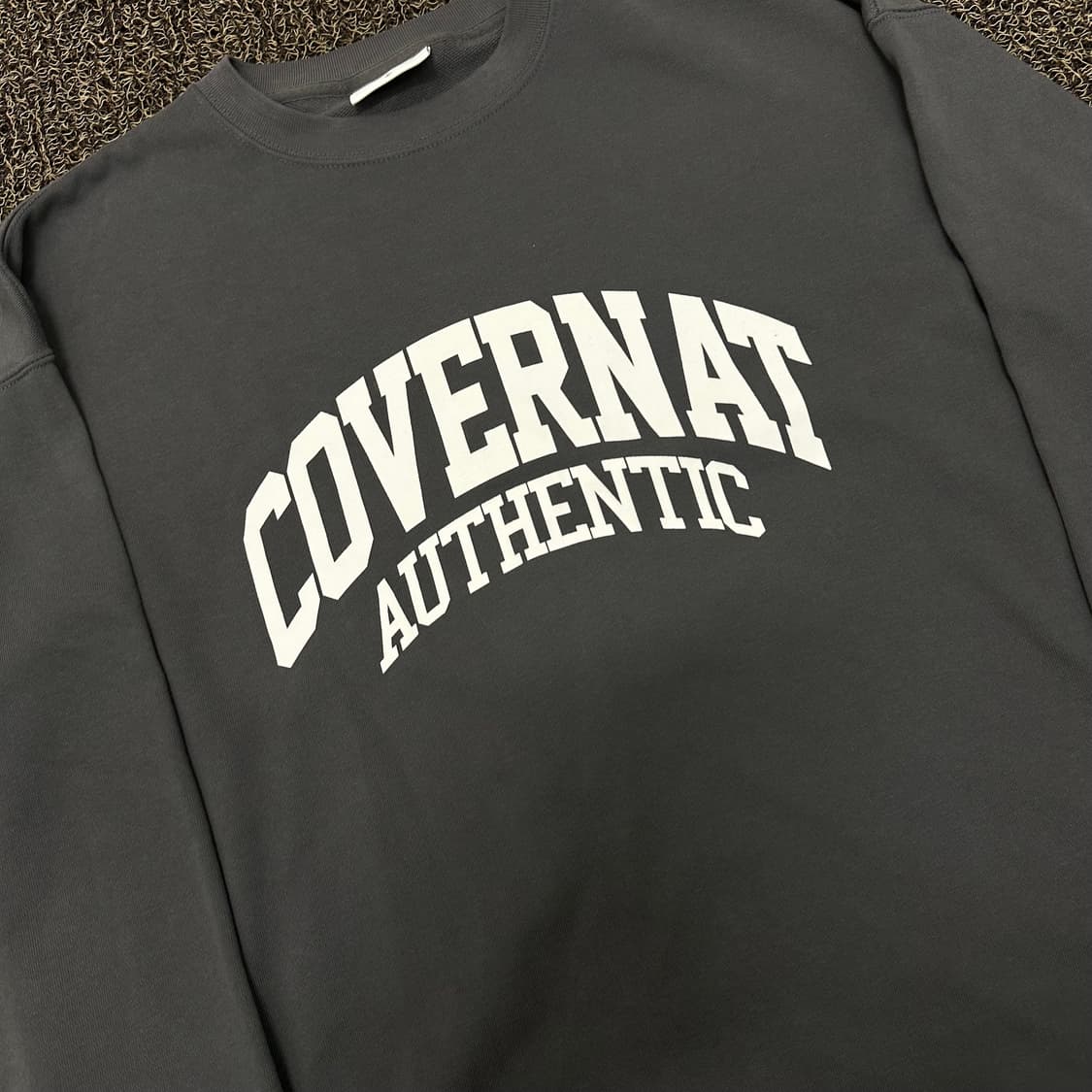 커버낫 맨투맨 차콜 M 상품이미지2