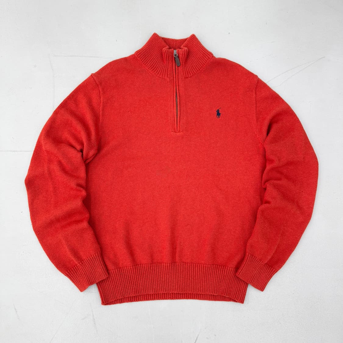 폴로 신형 포니 아노락 니트 반집업 상품이미지2