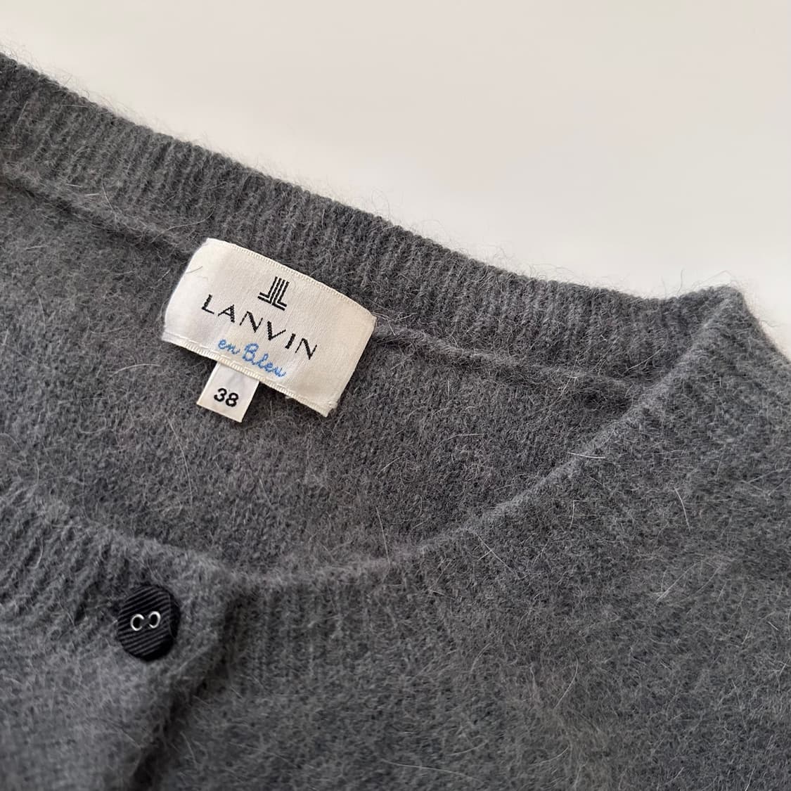 랑방 lanvin en blue 앙고라 가디건 상품이미지6