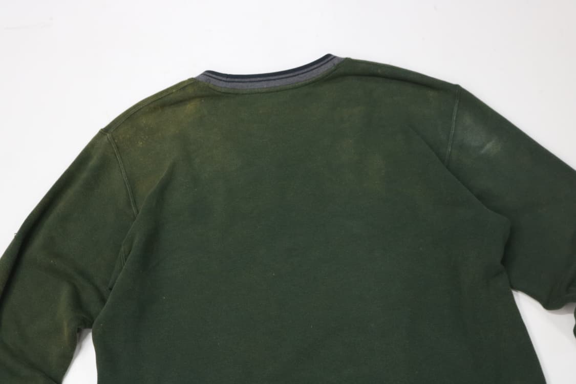 빈티지 선페이딩 포레스트 그린 스웻셔츠 상품이미지8