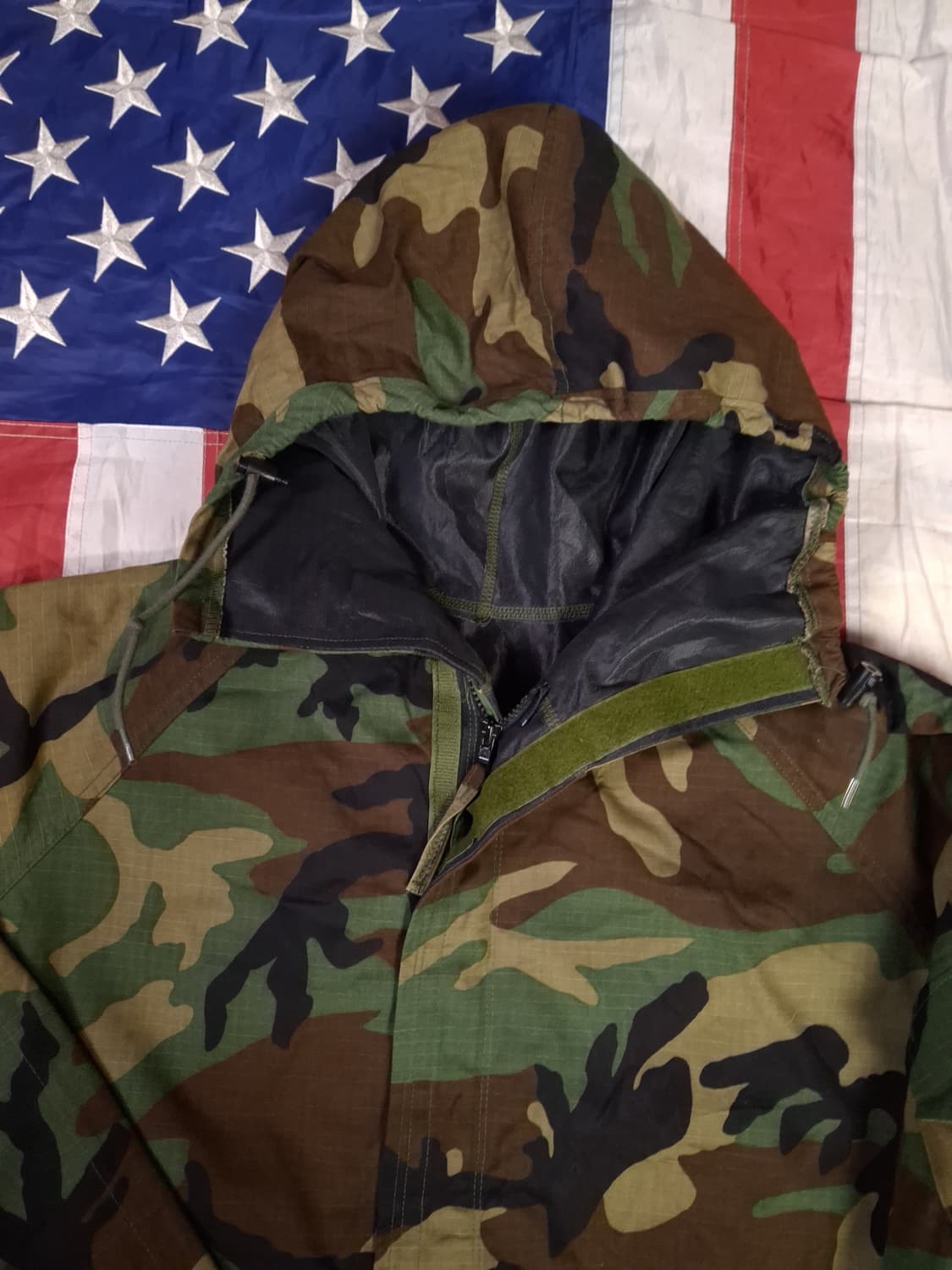 오리지날 미군 지급용 케미칼 가스화생방복 자켓 상품이미지4