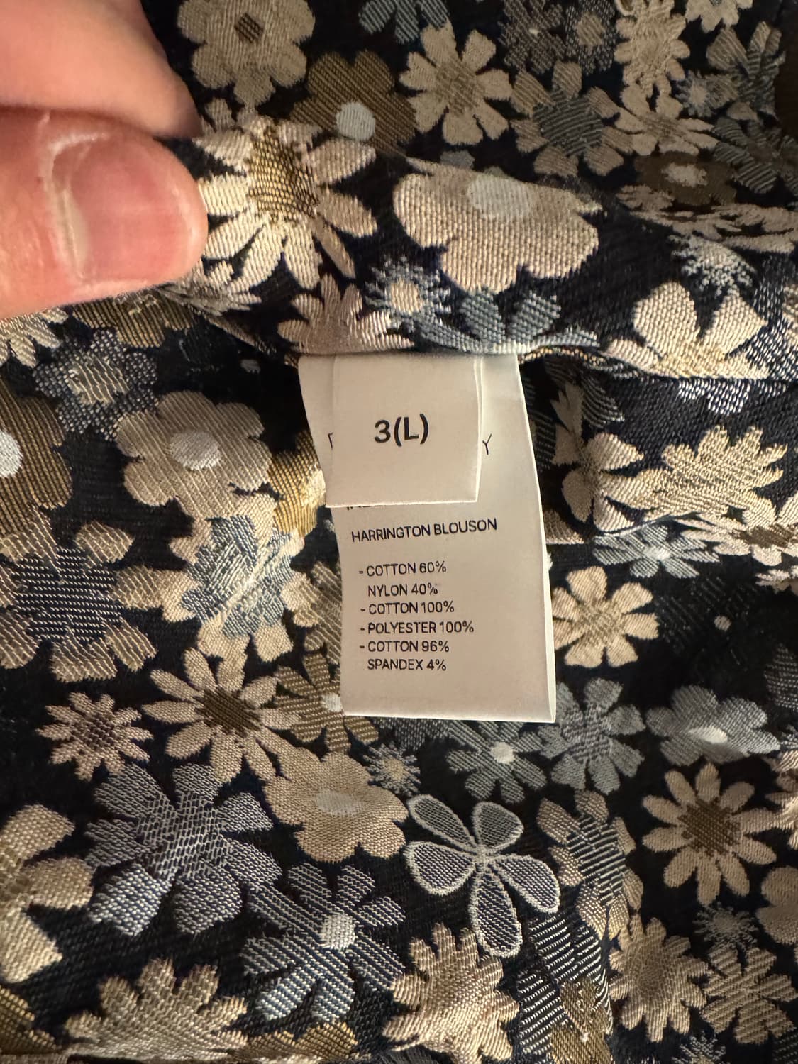 EASEL LABORATORY 해링턴 블루종 L 상품이미지6