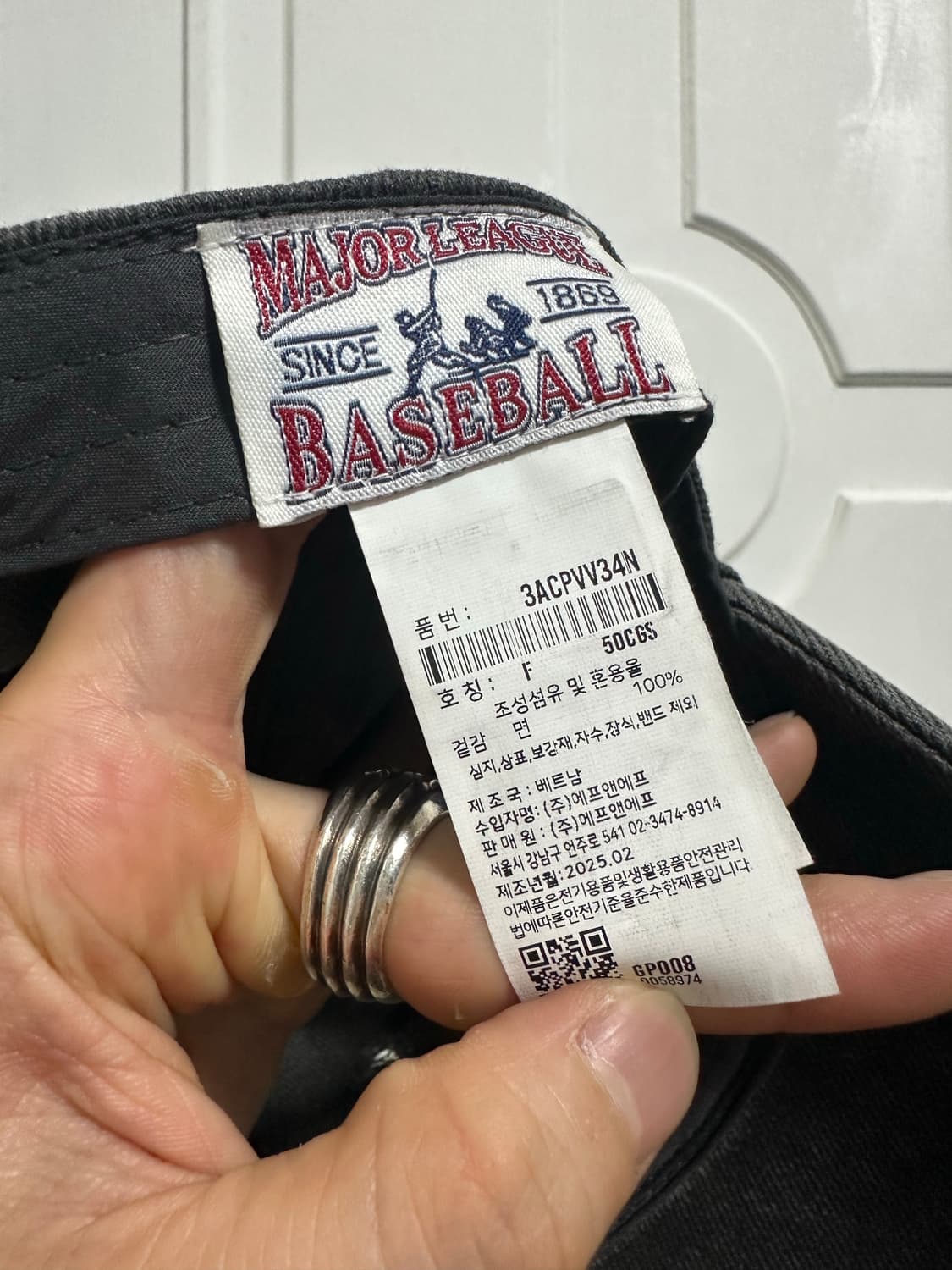MLB 데미지 워싱 언스트럭쳐 뉴욕양키즈 볼캡 상품이미지4
