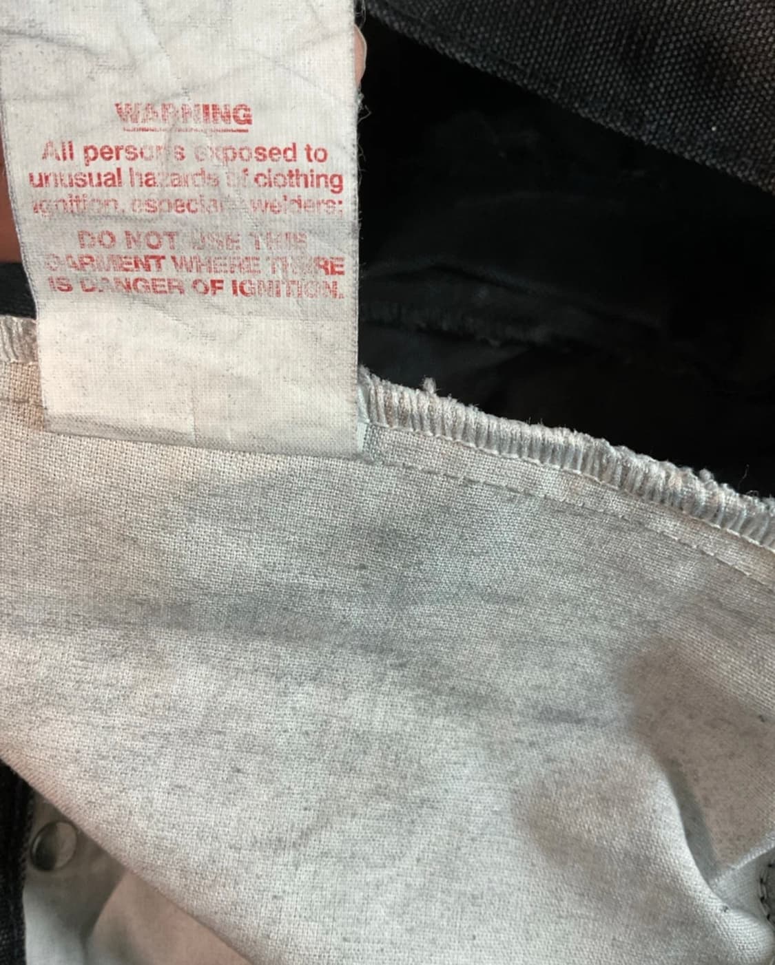 (38x30) 90s 칼하트 카펜터 싱글니 바람개비택 상품이미지5