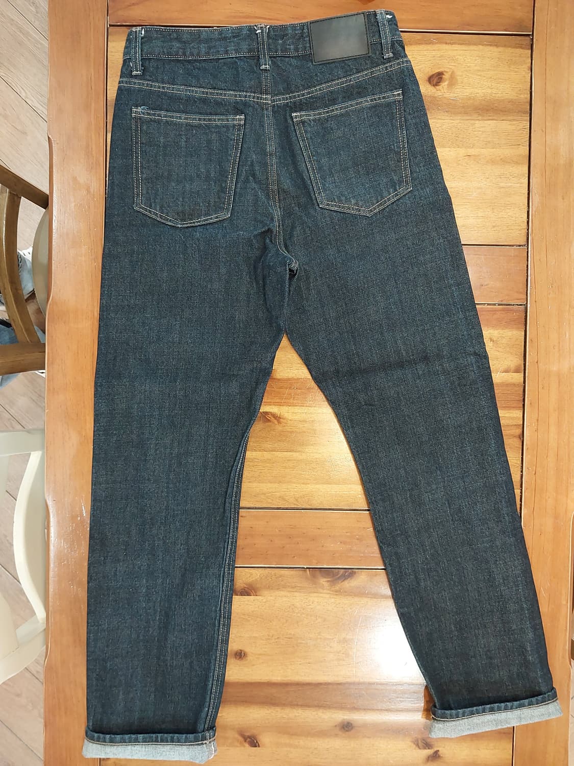 스파오 레귤러 스트레이트 셀비지 데님팬츠 28, 30사이즈 2벌 일괄판매 상품이미지5