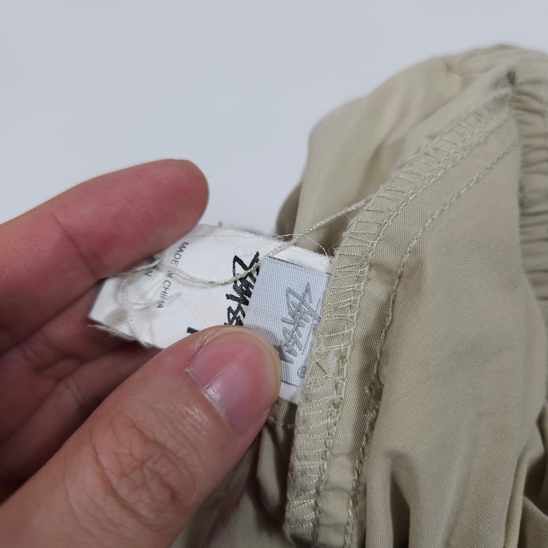 스투시 베이지 우븐팬츠  상품이미지6