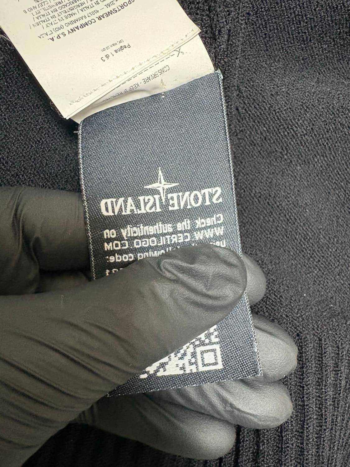 스톤아일랜드 투웨이 니트 집업 상품이미지6