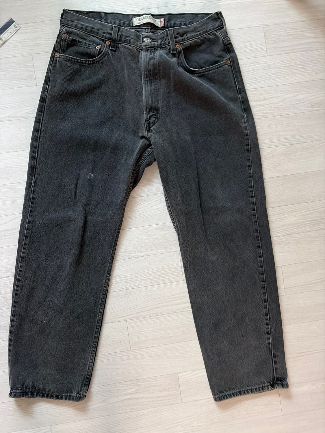 리바이스550 흑청 데님 W36 L30 상품이미지1