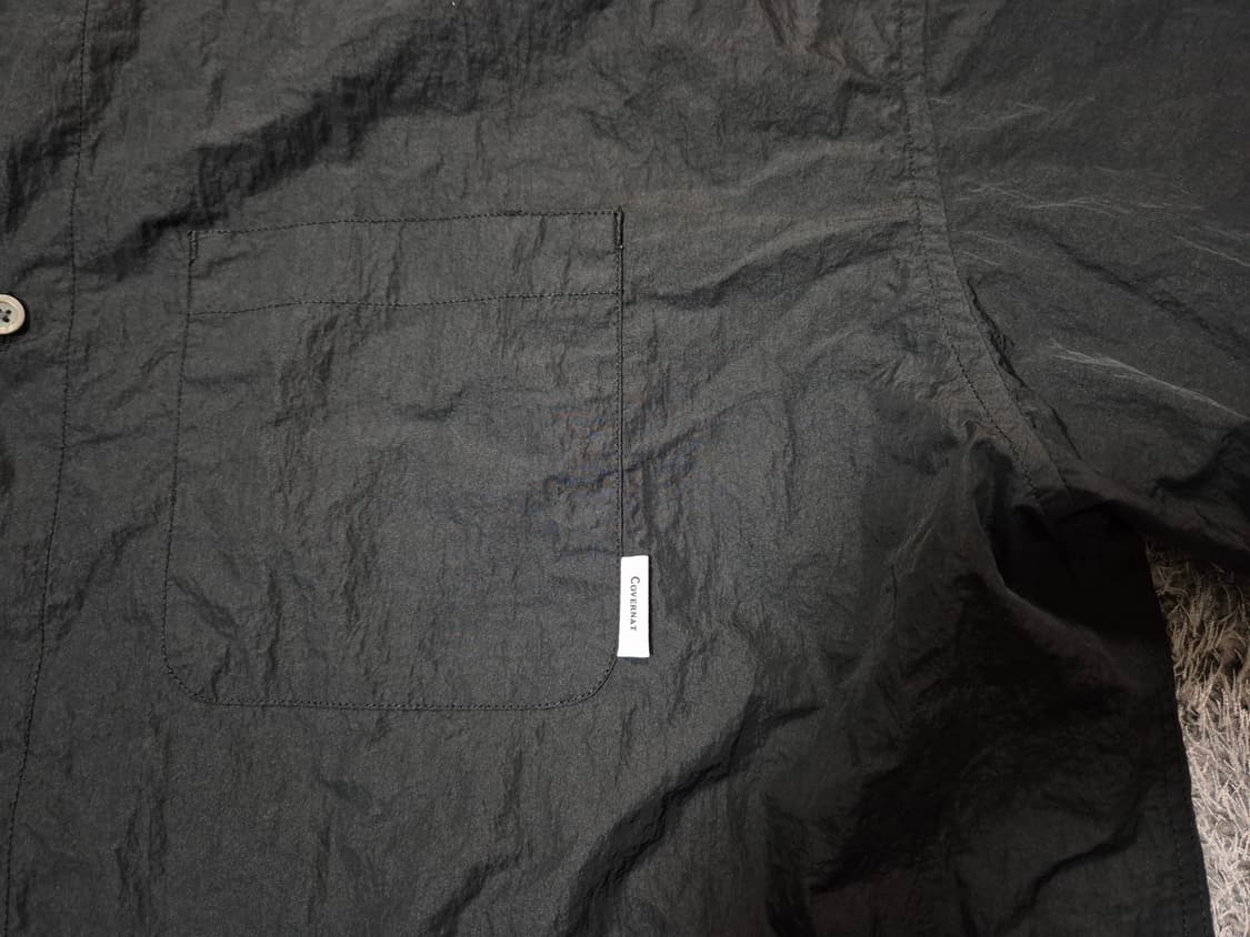 커버낫 남성 나일론 오버핏 반팔셔츠 100(L) 상품이미지2