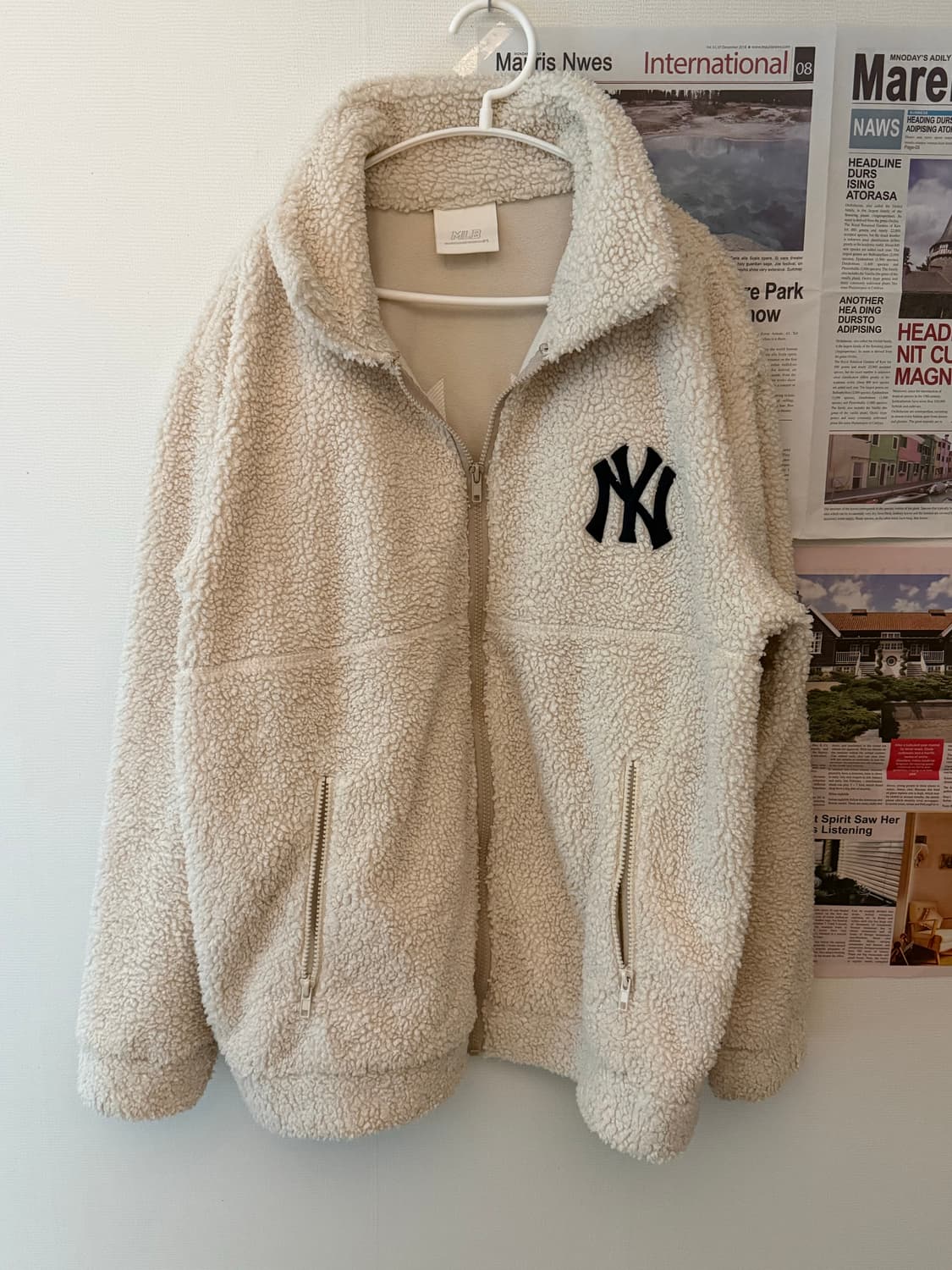 MLB 양털 후리스 상품이미지1