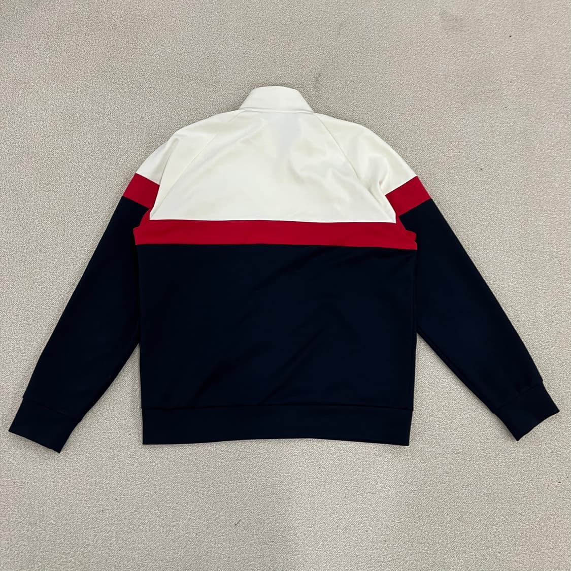 [2XL] 휠라 레귤러핏 배색 져지 집업 자켓 0115M1 상품이미지4