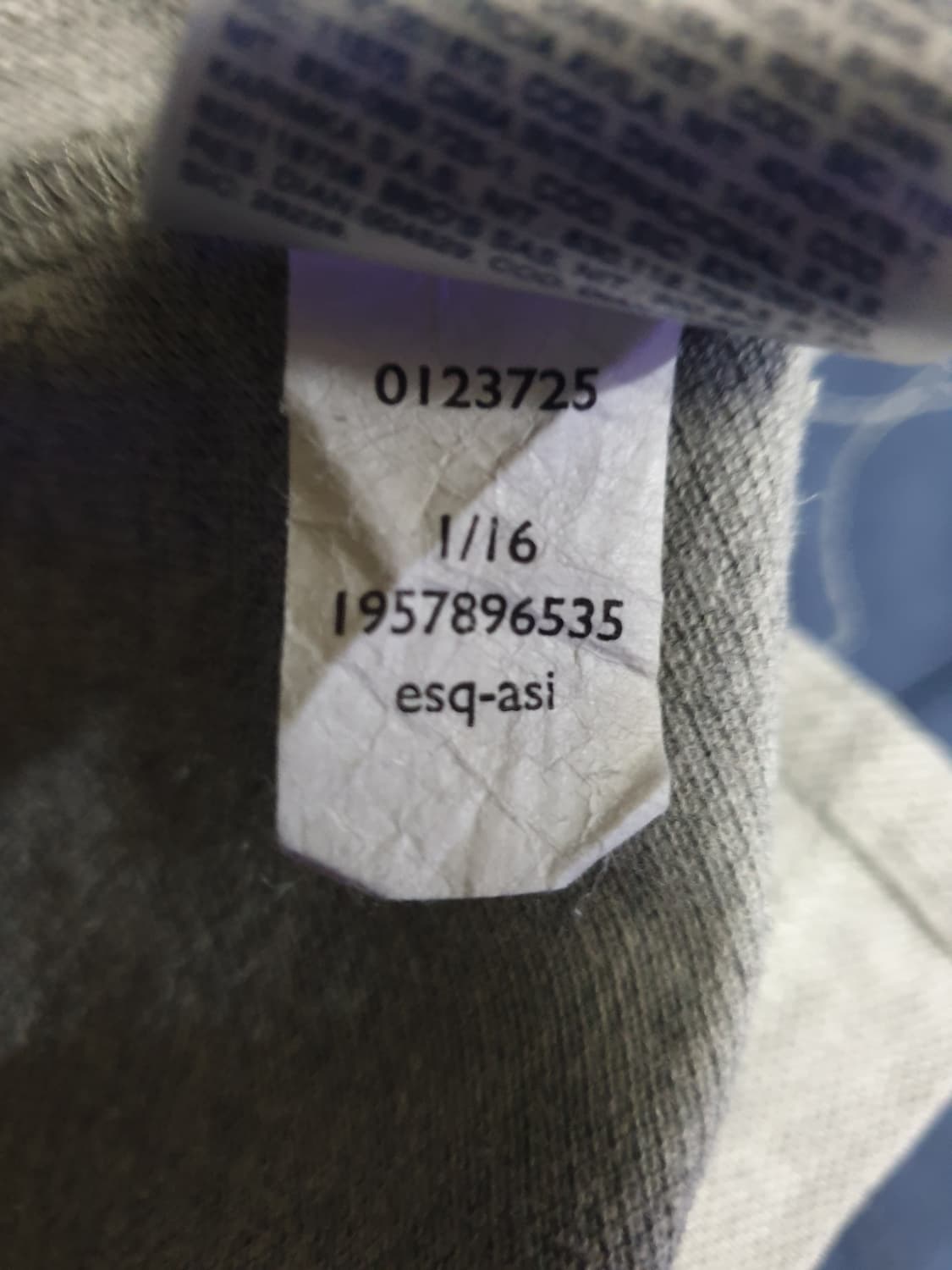 (빈티지) 타미힐피거 데님 우먼 반팔 카라티 그레이 (L) 상품이미지7