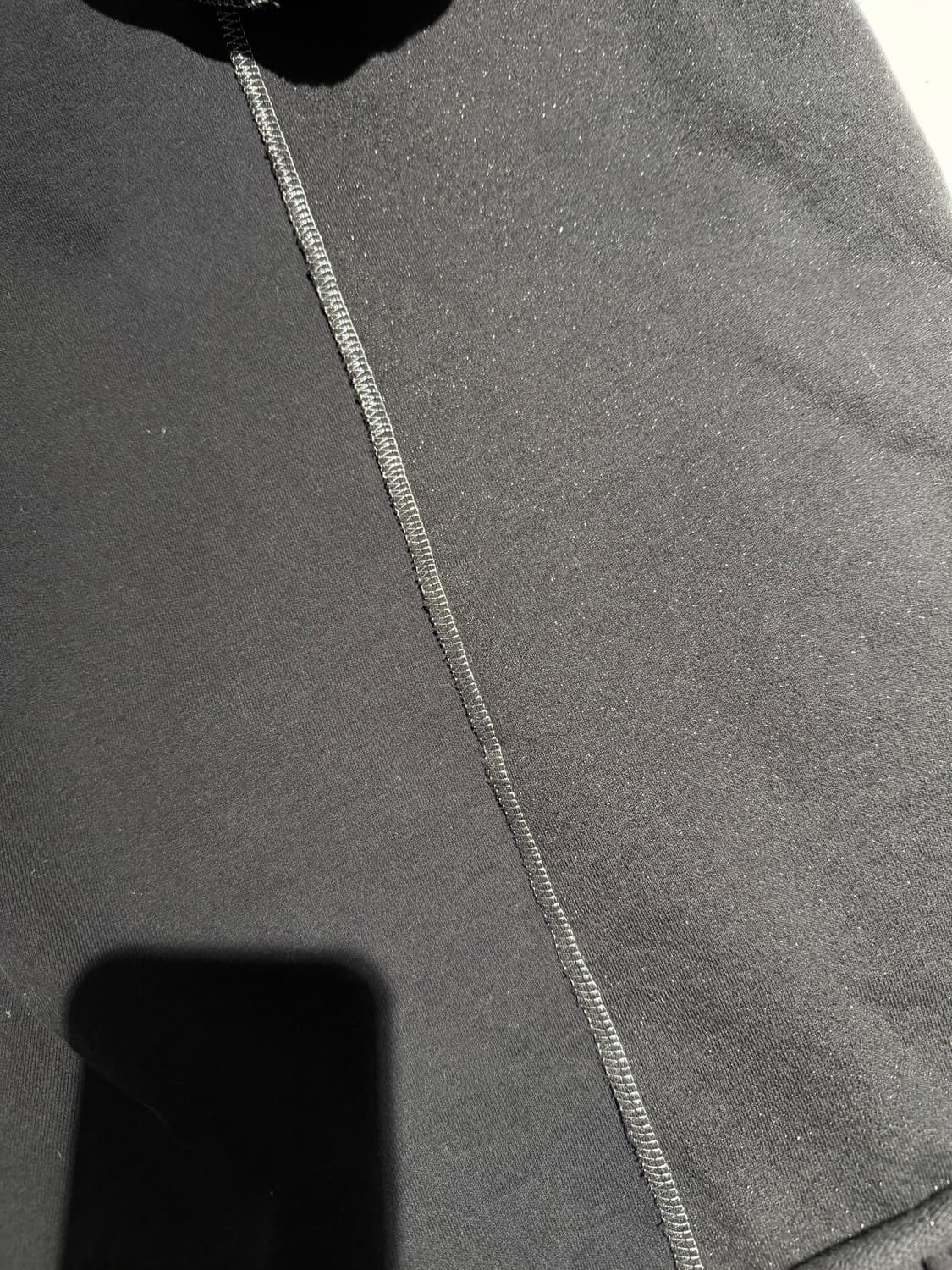 high-neck stitch line detail hood zip-up 상품이미지10