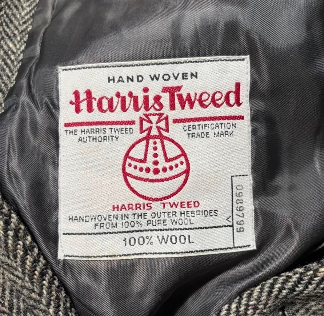 해리스트 트위드 헤링본 투버튼 블레이저자켓(Free) 상품이미지4