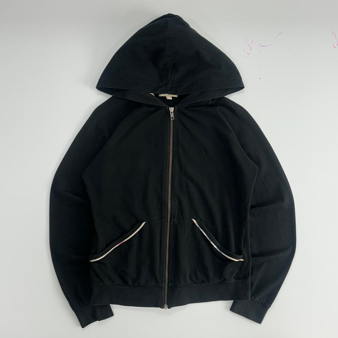 Burberry 버버리 노바체크 블랙 후드집업 상품이미지3