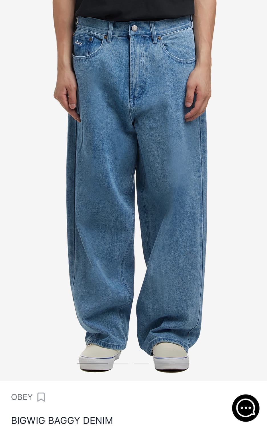 오베이 빅윅 배기데님 상품이미지1