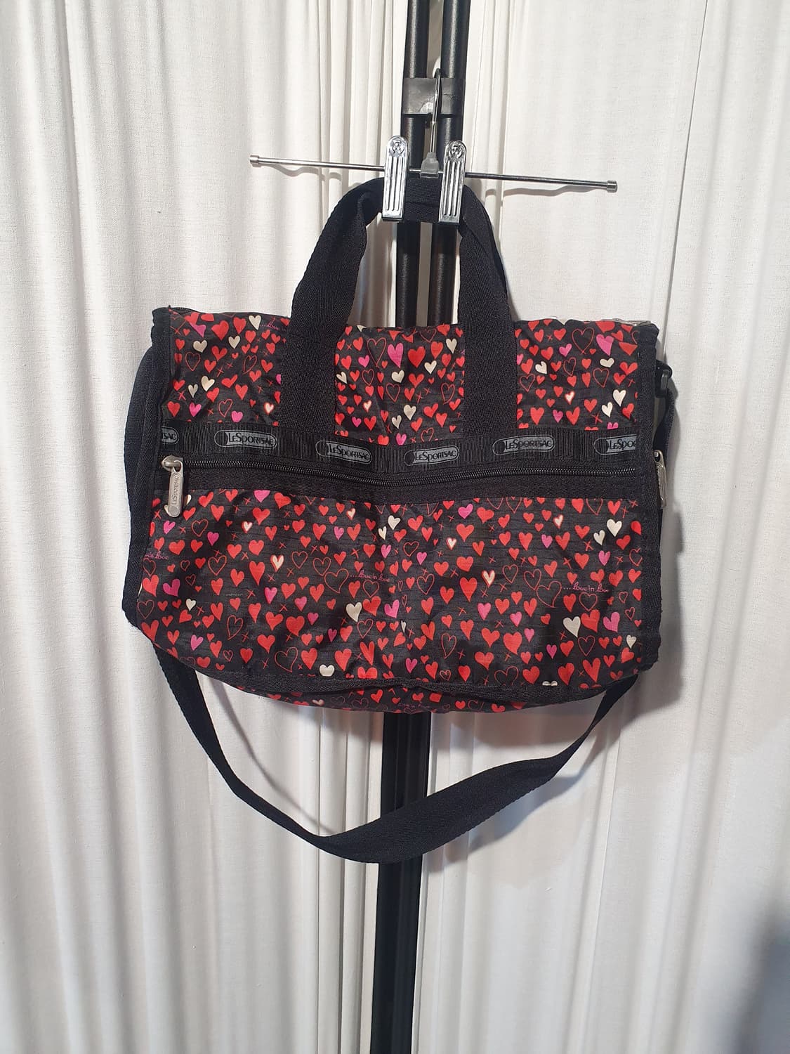 레스포삭 하트 패턴 토트백 숄더백 상품이미지1