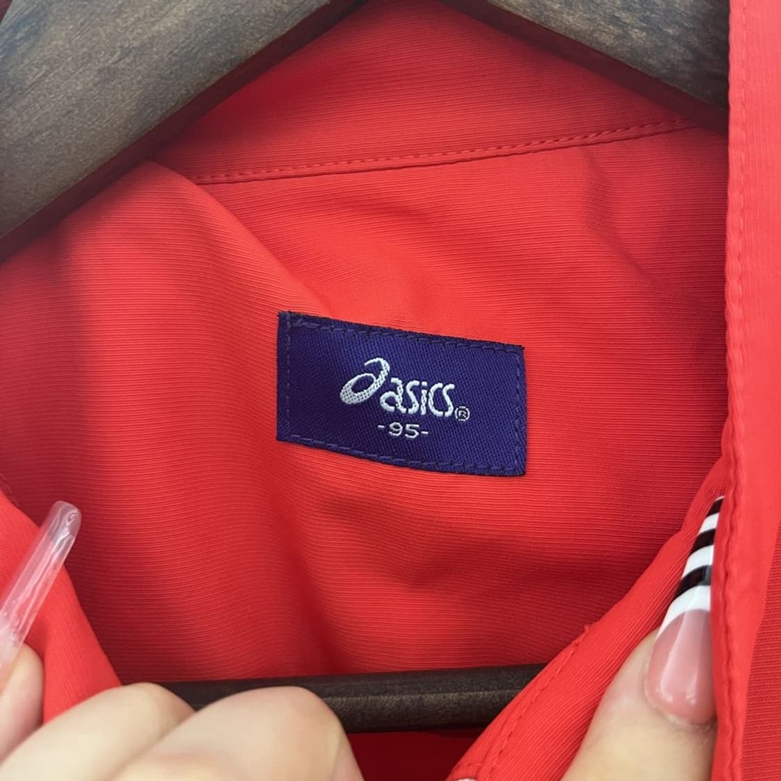 아식스 올드스쿨 펑크 모터사이클 레이싱 패치 자켓 95 C10502 상품이미지5