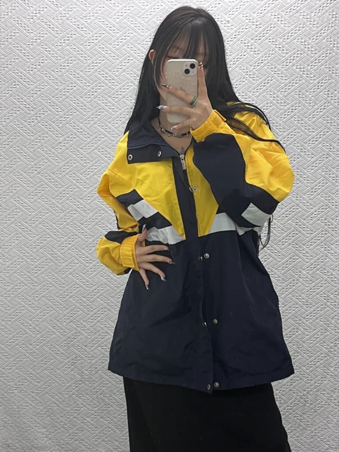 플레이보이 90s 올드스쿨 오버핏 윈드러너 바람막이 110 C06362 상품이미지1