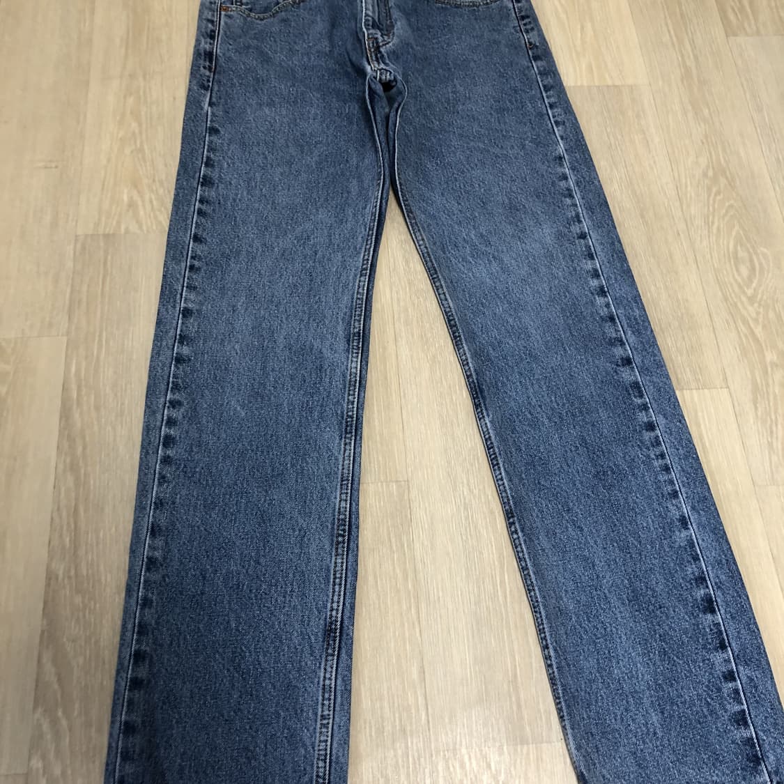 (29) 리바이스 Levi's 505 레귤러핏 워시드 연청 데님 상품이미지2