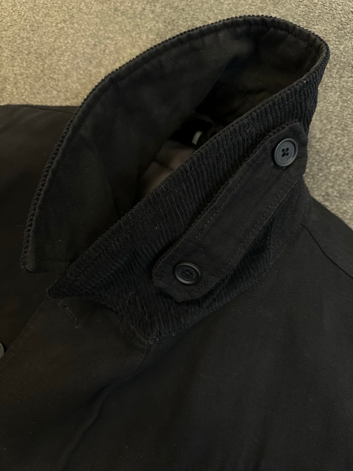 Thisisneverthat 컴뱃 트렌치 코트 블랙 L 상품이미지3