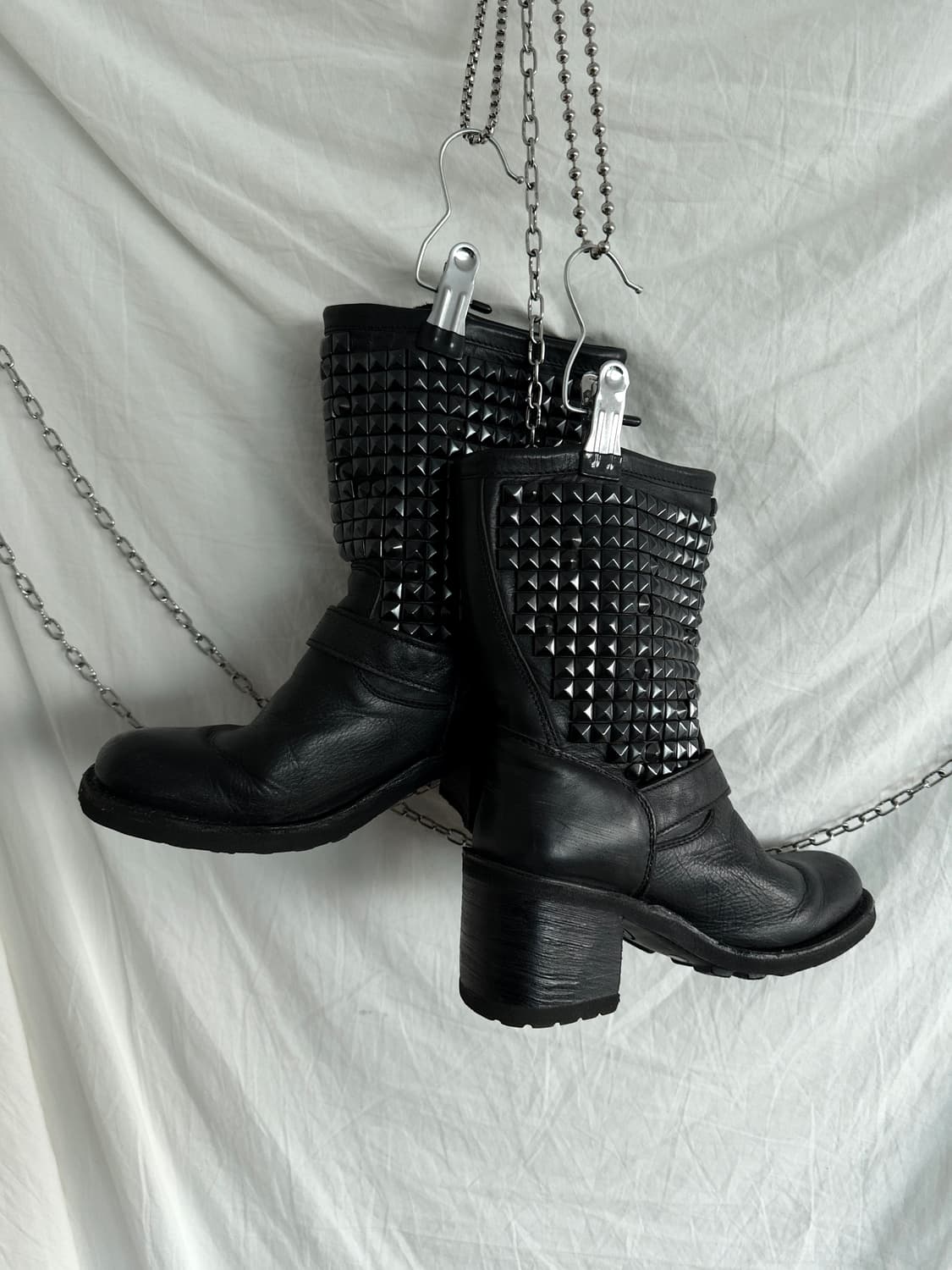 ash 아쉬 스터드 버클 웨스턴부츠 상품이미지2