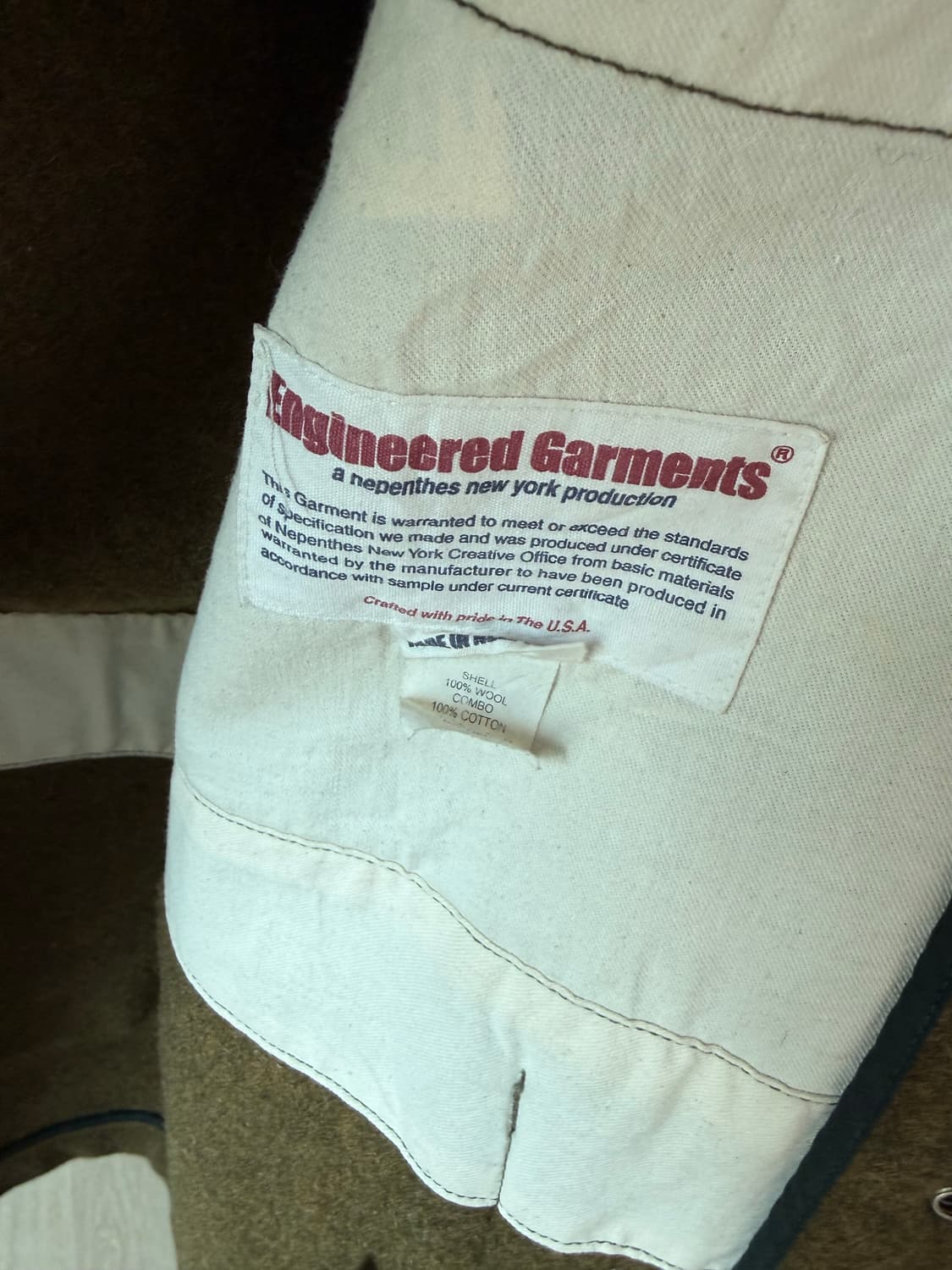 엔지니어드가먼츠 코트 상품이미지5