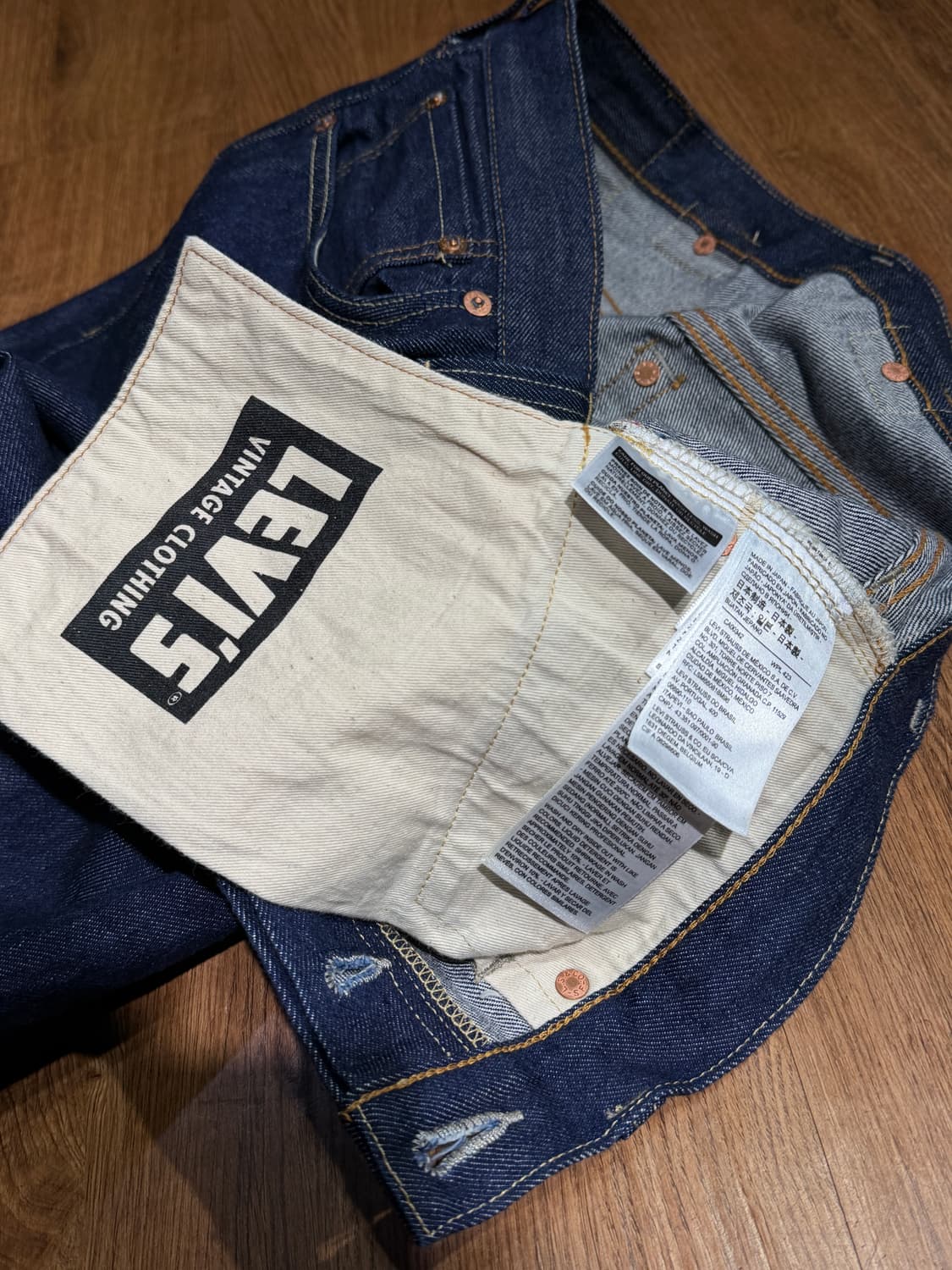 [34x32]리바이스 lvc 37501 데님팬츠(소킹O) 상품이미지5